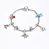 Christmas Jewelry Bracelet With Snowflake And Santa Elements For Women And Men