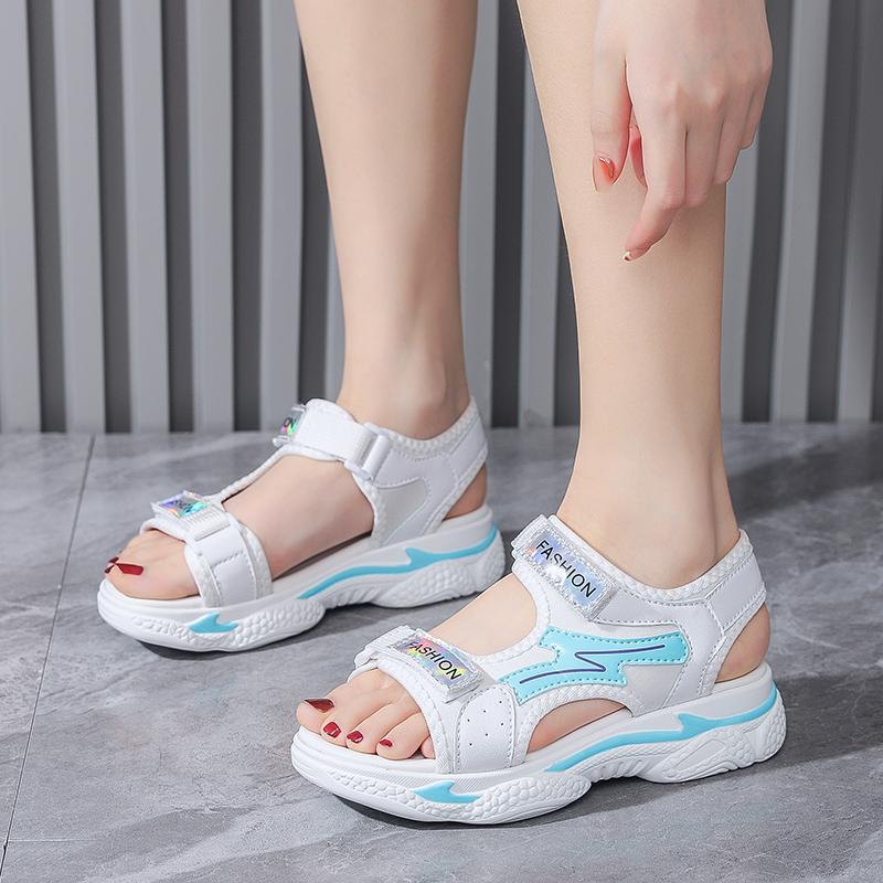 Літні надлегкі сандалі Жіночі спортивні сандалі Дівочі сандалі на липучці для дівчаток