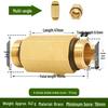 Copper Union with Inner/Outer Threads, Double Inner Thread Water Heater Connector Tee/Elbow Nipple, 46mm & 1" Thread, Different Diameters.