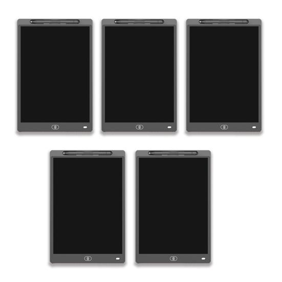 1/5Pcs LCD Writing Tablet with Pen 8.5-inch Rectangle Colorful Doodle Notepad Electronic Drawing Board Kids Adults Erasable Sketch Pad Educational Toy