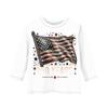Children's Independence Day Printed Round Neck Seven Quarter Sleeve Casual T-shirt