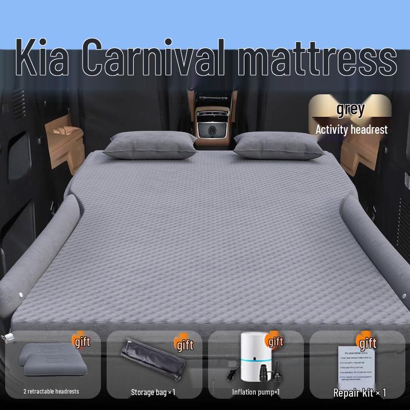 Kia Carnival Auto-Matratze: Aufblasbares Bett für den Rücksitz & Kofferraum-Luftkissen
