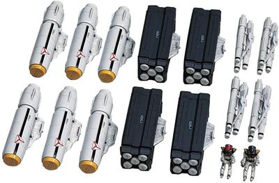 Hasegawa Super Dimension Fortress Macross Super Dimension Fortress Macross Do You Remember Valkyrie Weapon Set Scale Plastic Model Kit 6 / Love? VF-1