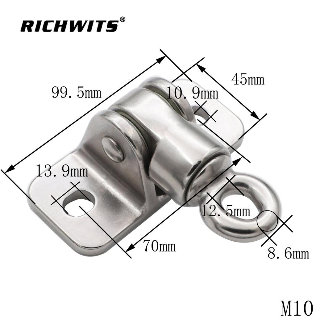 Stainless Steel 304 Swing Hanger for Hammock, Chair, or Yoga Suspension.