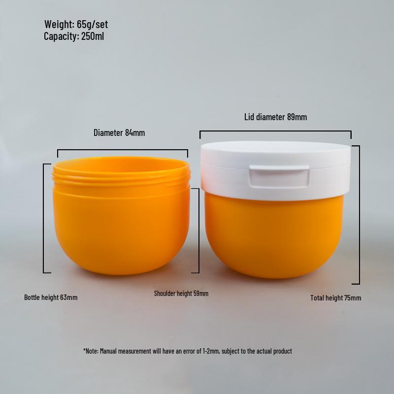 Skincare Packaging: 250ml, 300ml, 350ml PP Bottles with Flip-Top Screw Caps