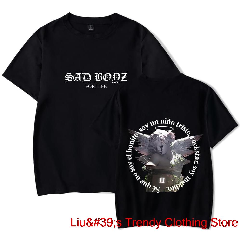Junior H Sad Boyz 4 Life Tee New Logo Merch Women Unisex Fashion Casual Short Sleeve Tshirts Top