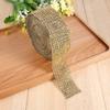 10 Yard Diamond Mesh Ribbon Wedding Cakes Candles Warp Rhinestone Crystal Golden