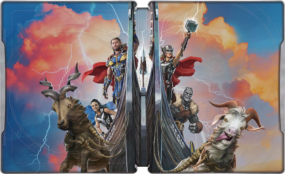 Love and Thunder 4K UHD MovieNEX Steelbook ULTRA HD 3D Digital Copy MovieNEX Thor [4K + + Blu-ray + + World] [Blu-ray]