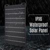 15W ETFE Solar Panel Solar Charger IPX6-Waterproof Portable Solar Power Monocrystalline Silicon