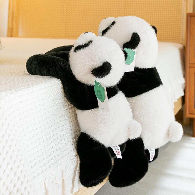 Soft and Cute Panda Plush Toys for Girls Sleeping Pillows Home Decorations Children's Dolls Car Bay Window