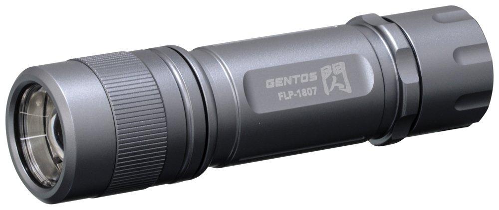 

GENTOS LED flashlight 250 hours of practical Uses 3 AAA batteries Flash Compliant with ANSI standards [Brightness lumens/7 use] FLP-1807