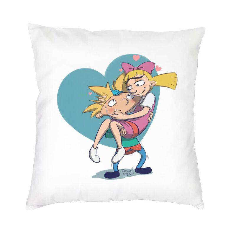 

Hey Arnold Animated Anime Helga Pataki Cushion Cover Two Side Print Throw Pillow Case for Living Room Pillowcase Home Decorative 30x30cm 12x12in