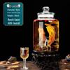 ZISIZ Thickened Glass Wine Brewing Jar with Faucet