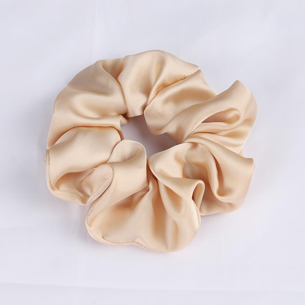 Silk Satin Scrunchies Elastic Hair Bands Women Girls Ponytail Holder Hair Ties Headbands High Quality Hair Accessories Fashion