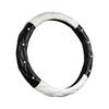Leather Steering Wheel Cover Featurings Sparkling Rhinestones Studs for Enhanced Driving Comfort and Antislip