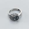 Adjustable Open Ring Women Men Sterling Koi Fish Design Vintage Geometric Finger