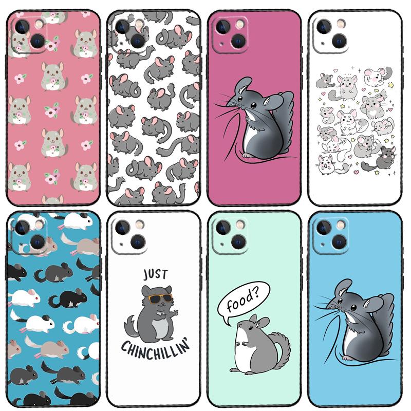 Cute Cartoon Chinchilla For Huawei Nova 12i 11i 8i 12s Y73 Y72 Y61 Y91 Y90 Y70 Y60 9 10 SE P30 P40 Lite P60 Pro Case