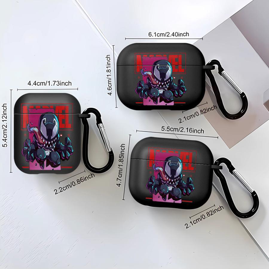 Case For Airpods Pro3 1 Pro2 Pro 3 2 4 Soft Earphone Cases Cover Marvel Super Hero Cool