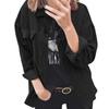 Women's And Winter Solid Button Long-sleeved Clothes Sweater Coat