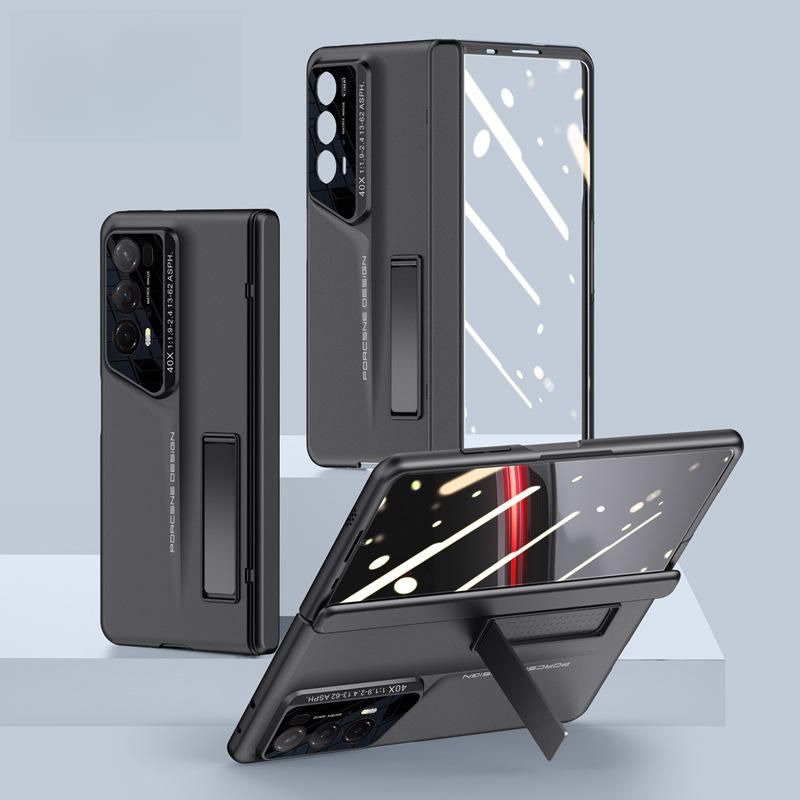 

Подходит для Honor Magic V2 RSR Porsche Чехол для мобильного телефона Складная подставка Полностью закрывающий V2 Ultimate Version Бизнес Шарнир Honor Magic V2