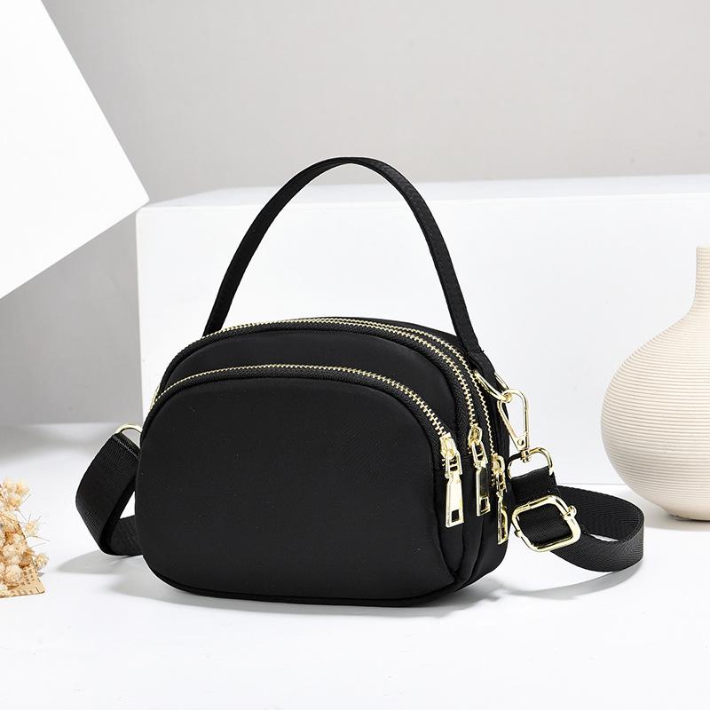 

Women s Bag Bag Fashionable Multi-layer Hand Bag Exquisite Small Shoulder Bag Messenger Bag Simple Versatile Bags 19*7*13