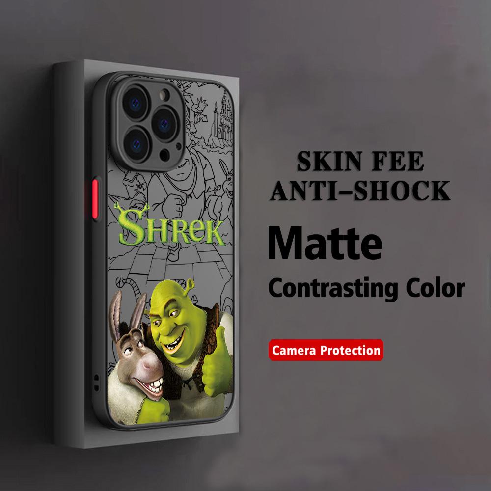 HOT Cartoon Funny Movie Shreks Phone Case For Xiaomi Redmi Note 14 13 12 12S 11 11S 10 10S 9T 9S 8 7 Pro Plus 4G 5G Matte