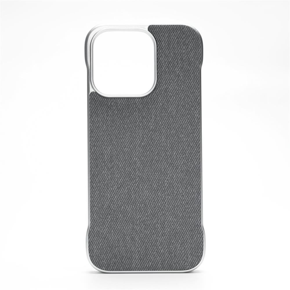 

Ultra Thin Frameless Cloth Texture Magnetic Case For iPhone 17 Air 16 Pro Max 15 14 MagSafe Wireless Charge Borderless Hard Cove For iPhone 15 Pro