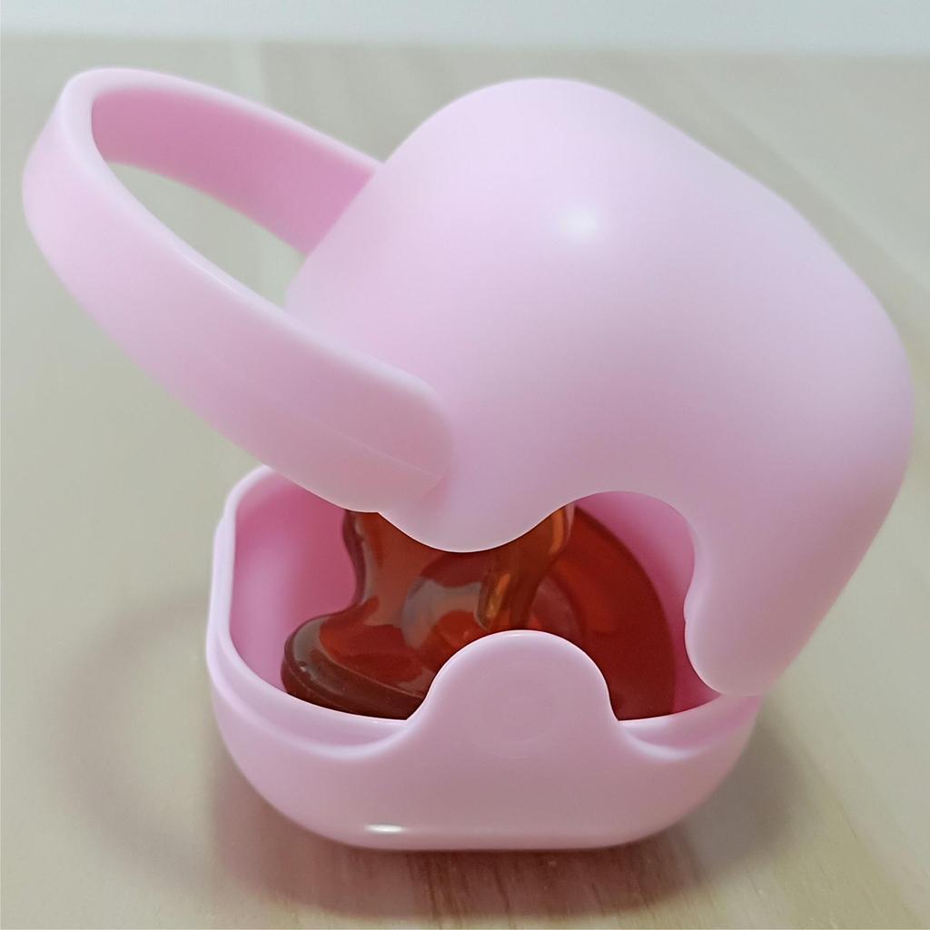 PP Plastic Pacifier & Teether Storage Case - Anti-Drop, Portable Nipple Box