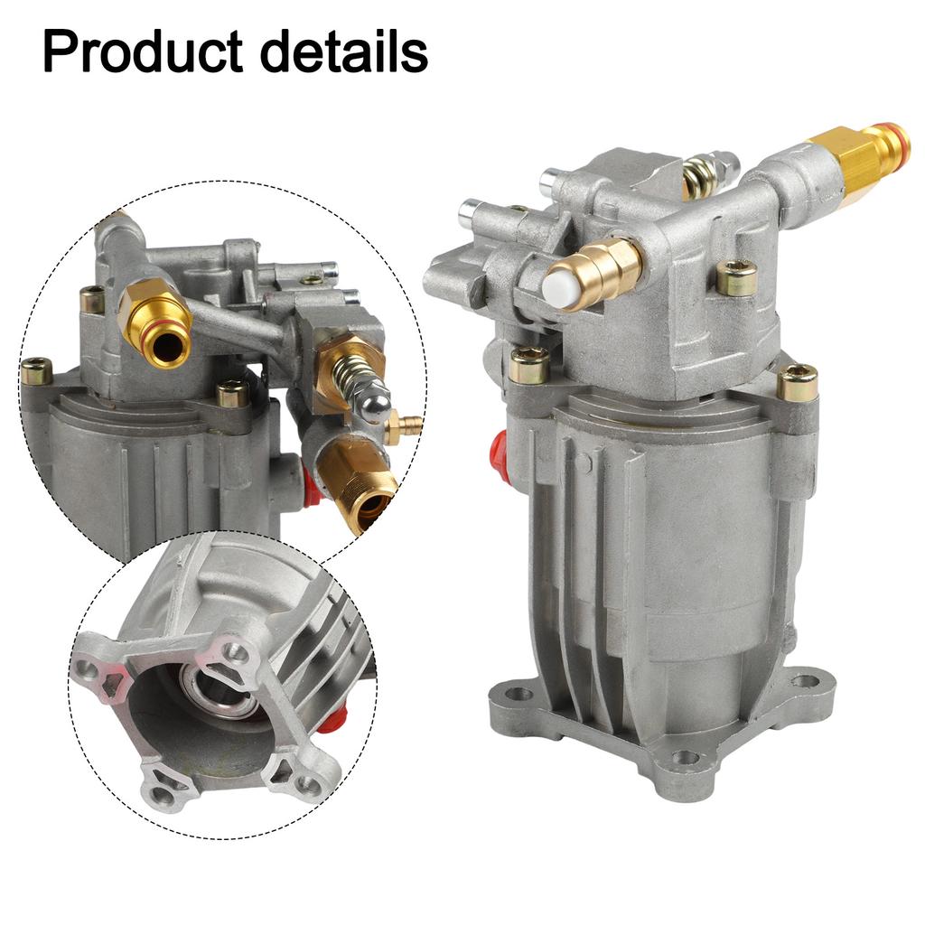 Horizontal Pressure Washer Pump High Performance Pump Horizontal Pump Enhanced Durability 2.2-2.4 GPM Flow Rate