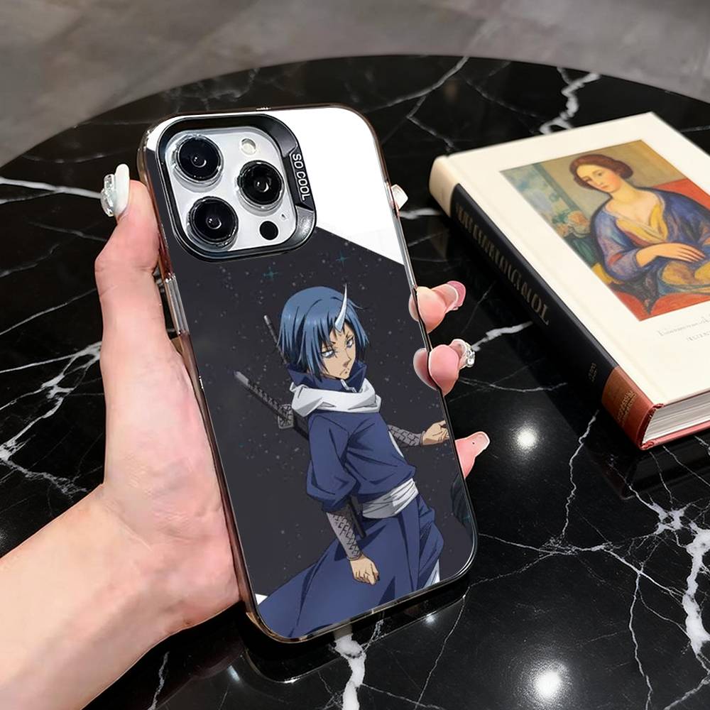 

That Time I Got Reincarnated as a Slime Phone Case For iPhone 17,16,15,14,13,12,11 Plus,Pro Max,XS,Colorful Silver Black Cover iPhone15pro