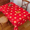Red Wedding Tablecloth