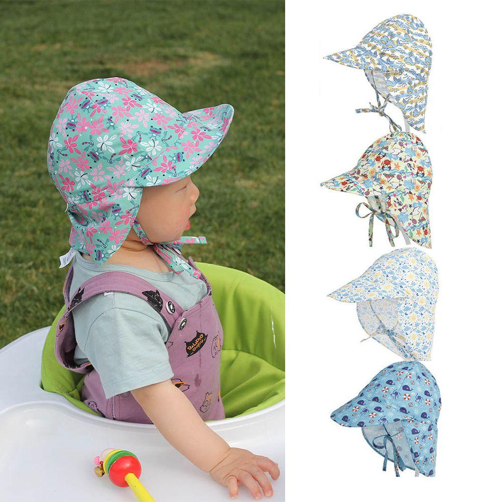 

Adjustable Outdoor Summer Girls Kids Crab Whale Sun Baby Caps Fisherman s hat Sun hat Beach Hats