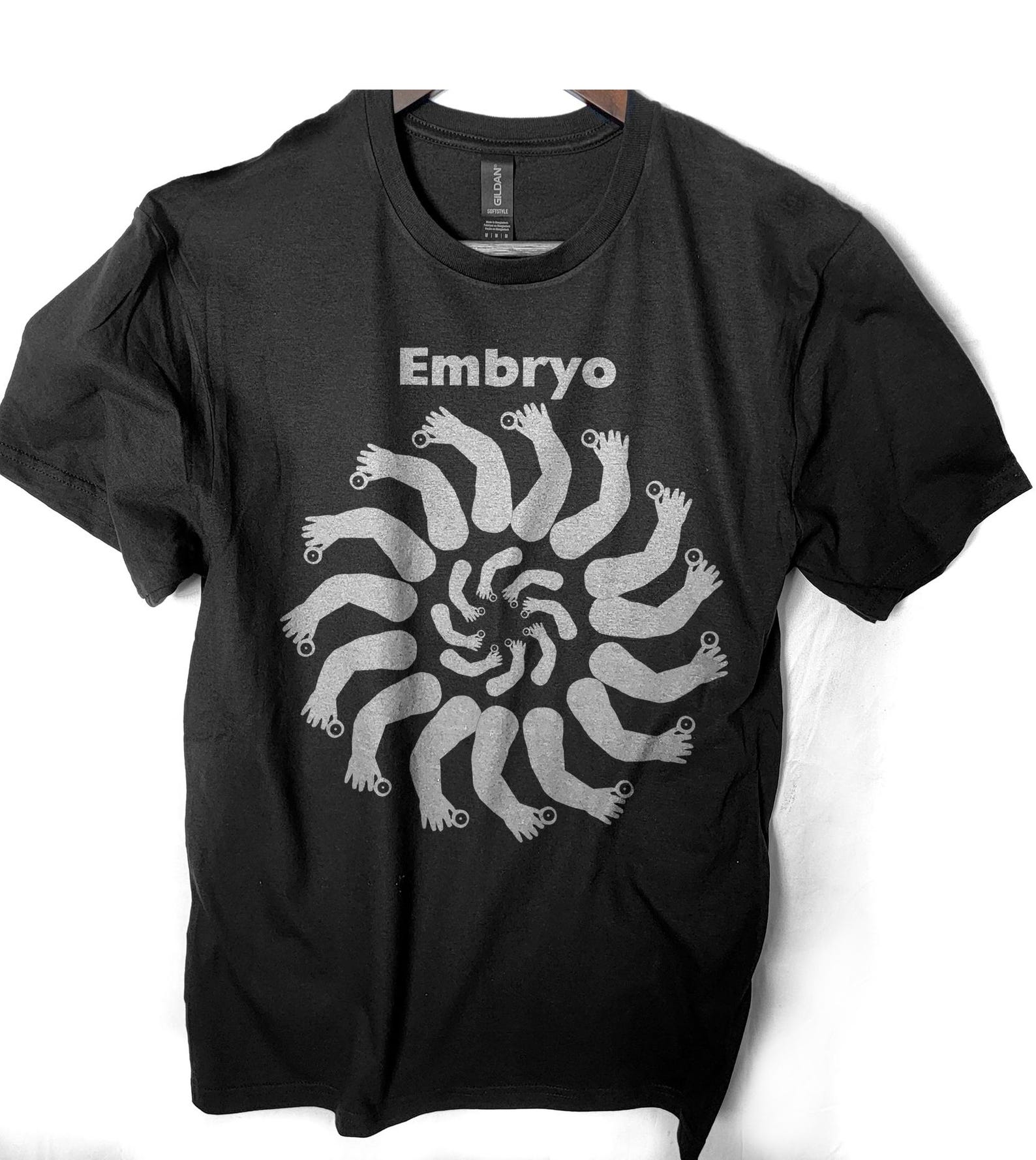 Embryo Band T-Shirt: Screen Print, Jazz Krautrock Style 2XL