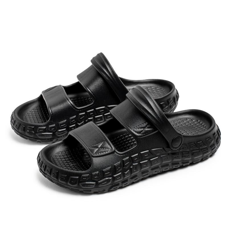 Sandals summer wear non-slip men's cool slippers fashion trend versatile thick bottom step on shit feeling comfortable beach shoes