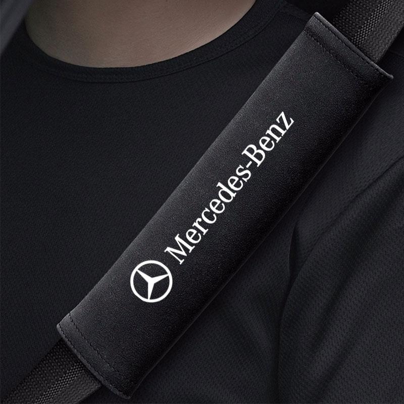 CRV1   Car Safety Belt Cover Adjustable Shoulder Protector Pad For Mercedes benz E GLK CLS A W213 W221 ML ABR Apple Tree Accessories