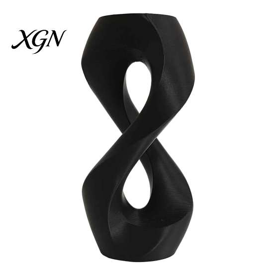 High End Shelf Decor Minimalist Abstract Sculpture, Modern Geometric Art Ornament, 3D Printed Sculpture Desktop Statue for Home Living Room