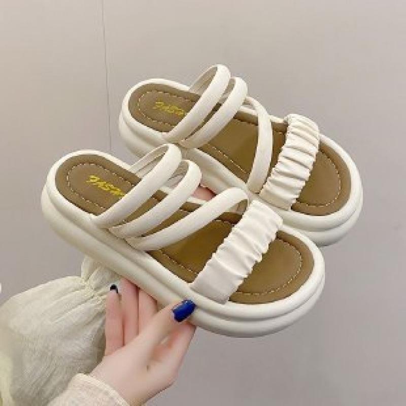 Slippers, Bring Warm Care To Your Feet. Beige Black Adult Baotou Spot Casual