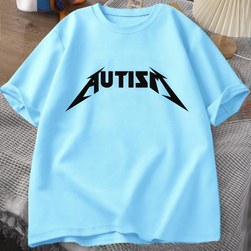 Autism Meme T Shirt Cotton Funny Humor Introvert Tshirts for Unisex WOMEN Letter Printed Tees Unisex Tshirts Oversized Tops