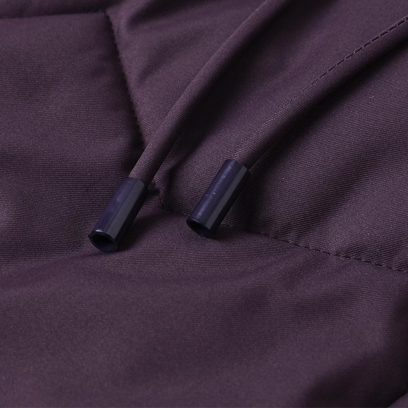 Women Middle‑Aged Winter Padded Coat Detachable Hood Embroidery Warm Quilted Jacket XL‑5XL