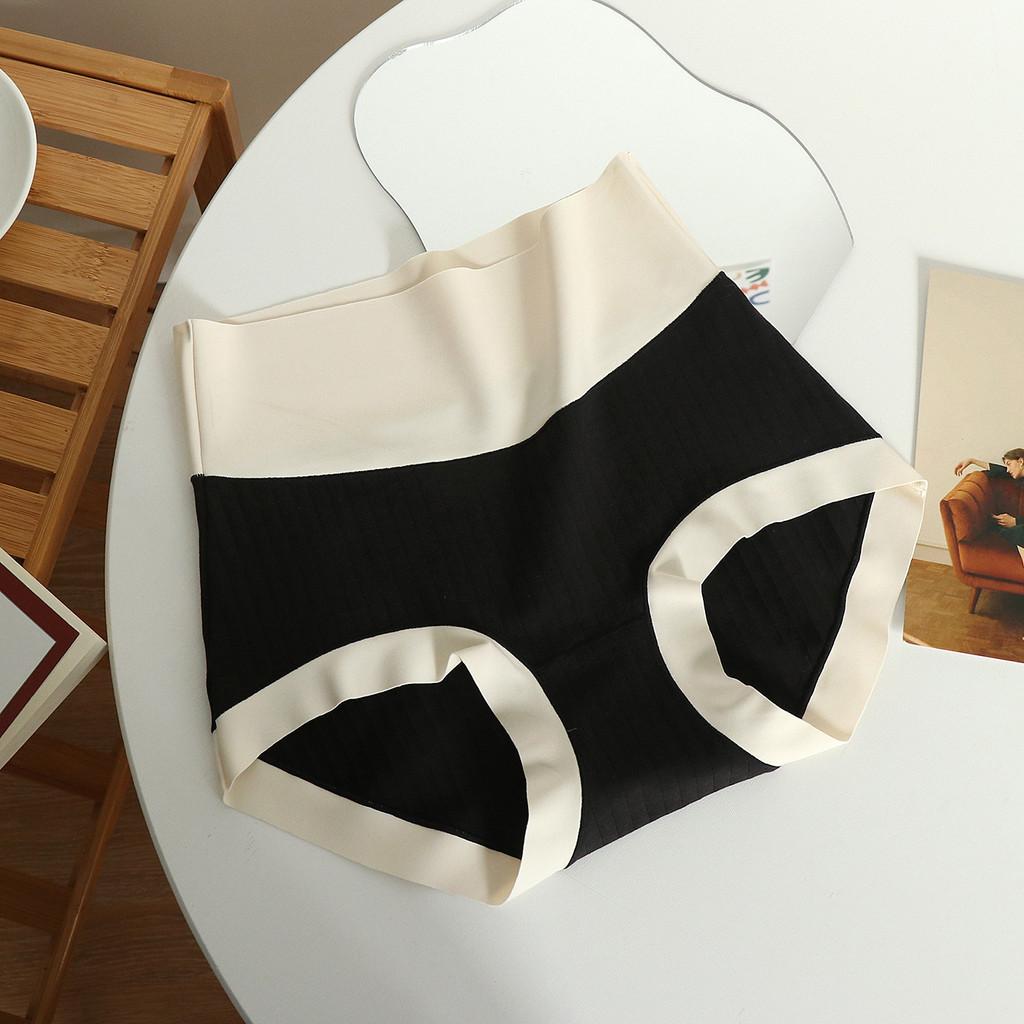 

Chic And Comfortable High Waist Cotton Undergarments With Tummy Control Breathability And Black