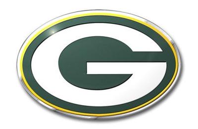 Green Bay Packers Color Aluminum Auto Emblem