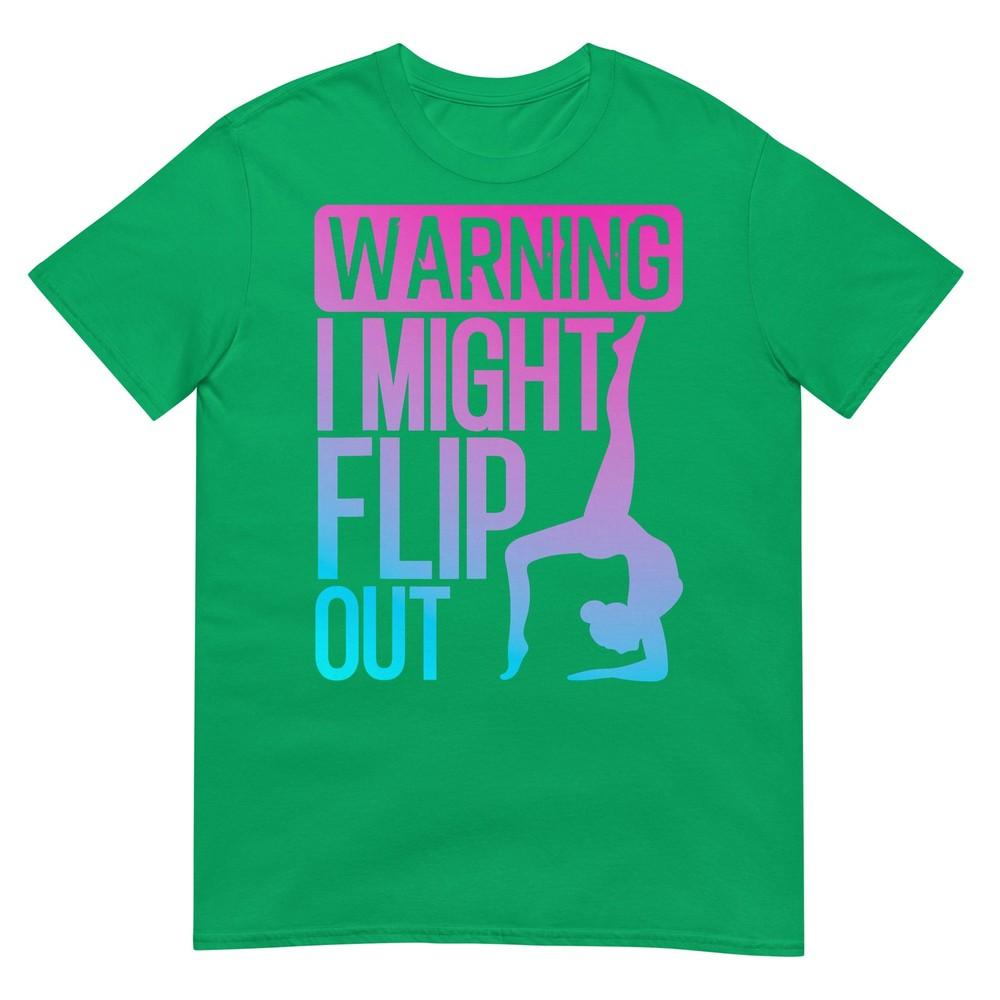 Cute Gymnastics Art For Girls Kids Unisex Tumbling Gymnast TShirt