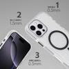 For iPhone 16 Pro Max Magnetic Case TPU PC TPE Shockproof Phone Back Cover