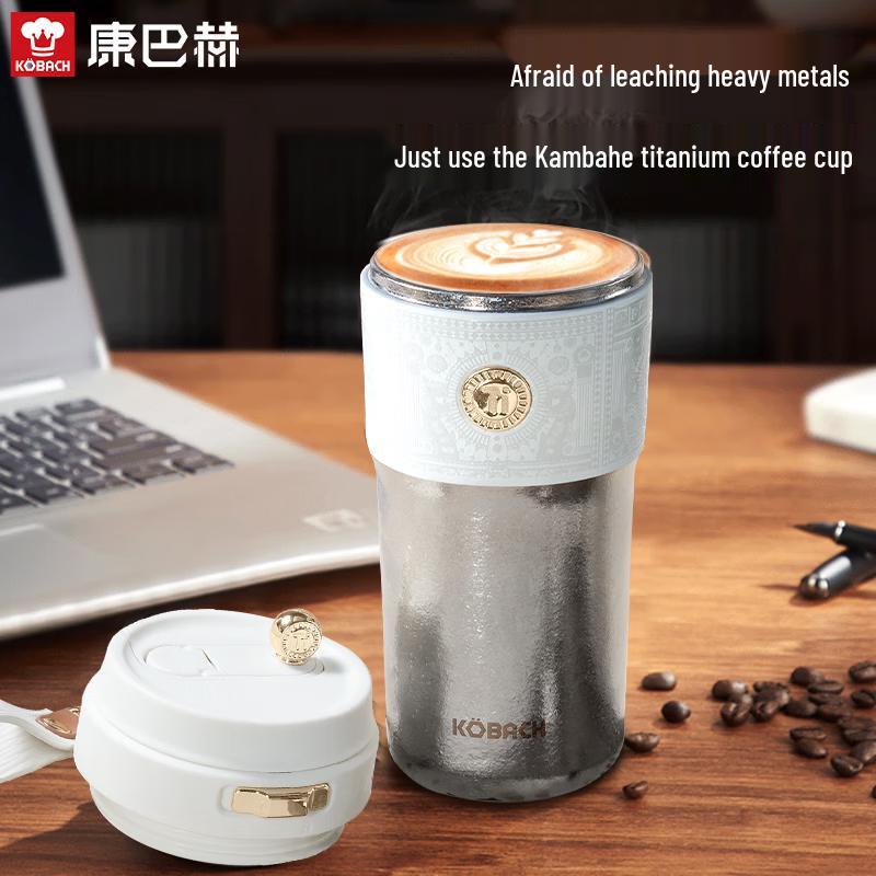 KOBACH Pure Titanium 500ml Insulated Mug