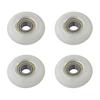 For romaskin Deler 34mm Setehjul Lager Remskive Pakke med Fire
