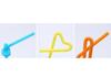 26cm Artistic Colorful Bendable Straw, Individually Wrapped for Drinks & Milk Tea, Food-Grade Disposable for Commercial Use