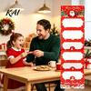 Christmas Surprise Pull-out Card Cash Gift Envelopes, 6 Slots Foldable Money Holder, DIY Holiday Envelope Booklet for Xmas Parties, Family Gatherings