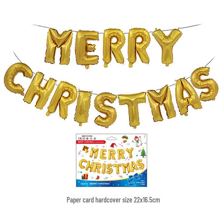 Christmas Party Decoration Set: Santa Claus & Snowman Balloons
