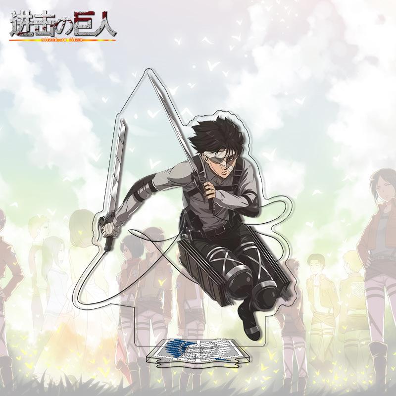 On Attack Titan Acrylic Stand 41-80 Anime Figure Custom Made Drop Shipping Distributor Merchandise For Kids Adults Children's Birthday Gift Holiday