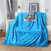 PAW Patrol Cartoon Printed Flannel Blanket Soft Warm All Season Throw For Kids Bedroom Sofa Indoor Home Decor Housewarming Gift